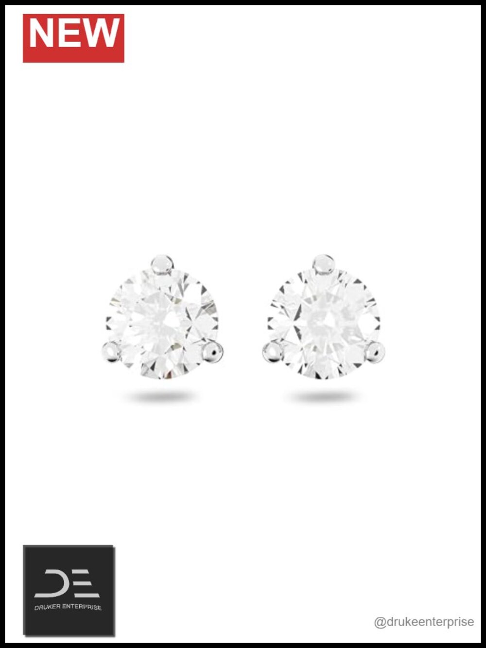 Swarovski Stilla Stud Earrings Crystals Rhodium Plated